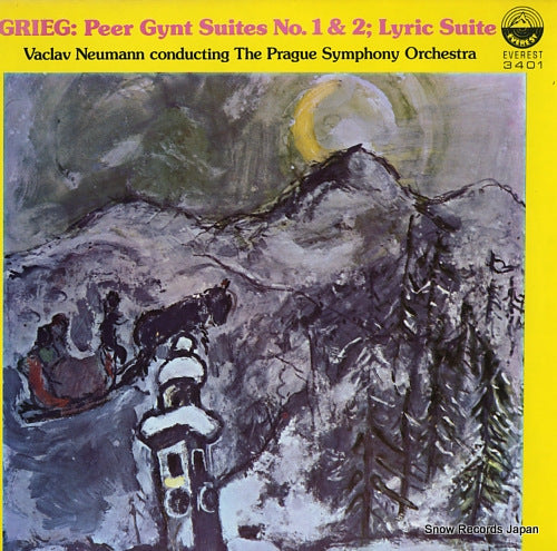NEUMANN, VACLAV grieg; peer gynt suites no.1 & 2 / lyric suites EVEREST3401