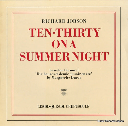 JOBSON, RICHARD ten-thirty on a summer night TWI129