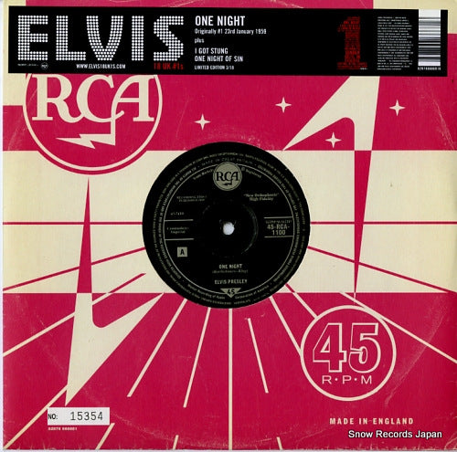 PRESLEY, ELVIS one night 82876666681