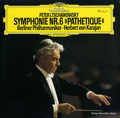 KARAJAN, HERBERT VON tchaikovsky; symphonie nr.6 "pathetique" MG1063