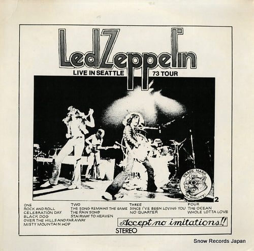 LED ZEPPELIN live in seattle 73 tour TAKRL2964