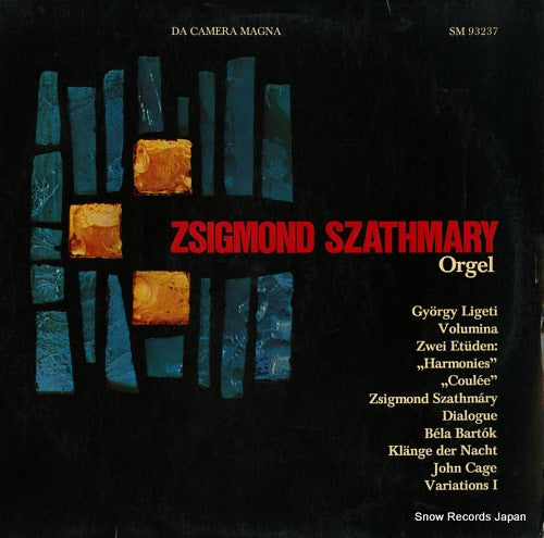 SZATHMARY, ZSIGMOND orgel 1972 SM93237