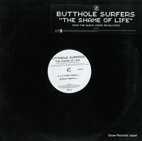 BUTTHOLE SURFERS the shame of life ED-11433-1