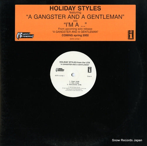 HOLIDAY STYLES a gangster and a gentleman / i'm a... INTR-10706-1