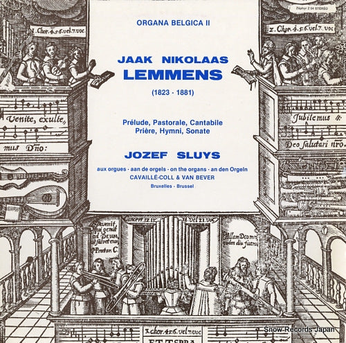 SLUYS, JOZEF jaak nikolaas lemmens; organa belgica ii Z04