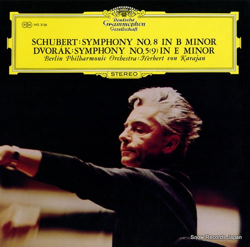 KARAJAN, HERBERT VON schubert; symphony no.8 in b minor (unfinished) MG2156