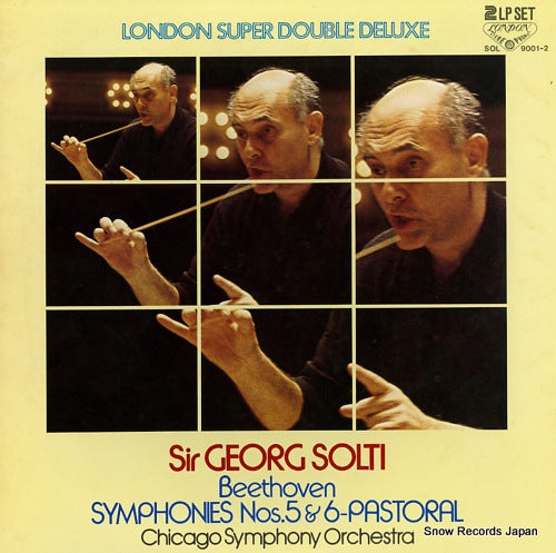 SOLTI, GEORGE beethoven; symphonies nos.5 & 6 "pastoral" SOL9001-2