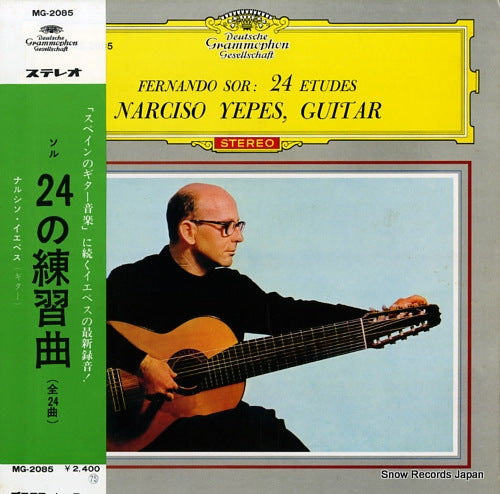 YEPES, NARCISO fernando sor; 24 etudes MG-2085