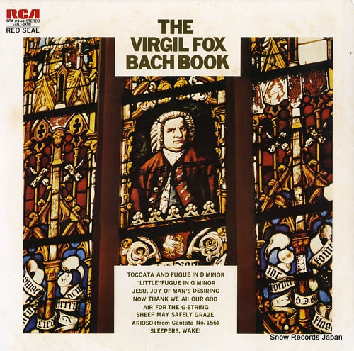 FOX, VIRGIL the virgil fox bach book SRA-2946