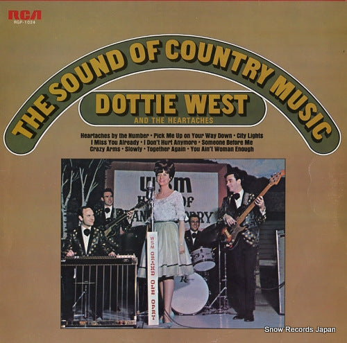 WEST, DOTTIE, AND THE HEARTACHES the sound of country music RGP-1024