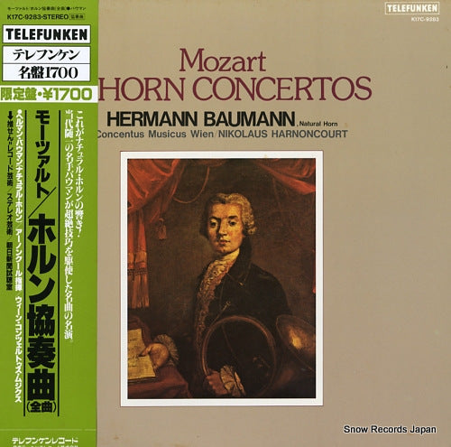 BAUMANN, HERMANN mozart; 4 horn concertos K17C-9283