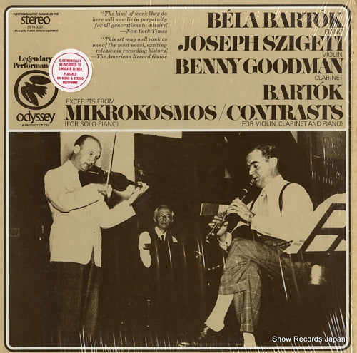 BARTOK, BELA bartok; mikrokosmos / contrasts 32160220
