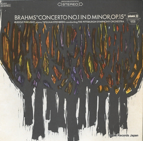 FIRKUSNY, RUDOLF brahms; concerto no.1 in d minor, op.15 SPC-4018