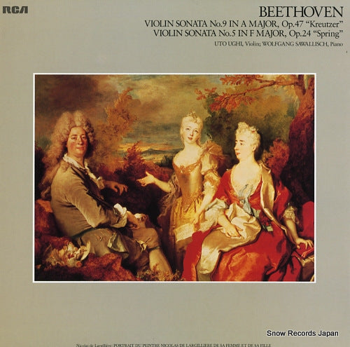 UGHI, UTO beethoven; violin sonata no.9 "kreutzer" and no.5 "spring" FCCA880