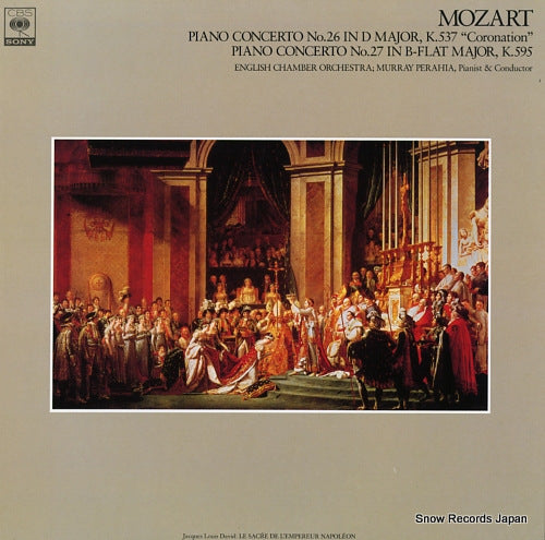 PERAHIA, MURRAY mozart; piano concerto no.26 "coronation" and no.27 FCCA658