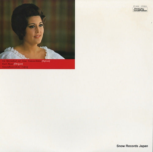 TOMOWA-SINTOW, ANNA ein opernabend mit anna tomowa-sintow ET-5052