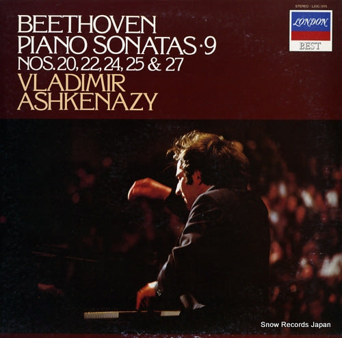 ASHKENAZY, VLADIMIR beethoven; piano sonatas 9 / nos.20, 22, 24, 25 & 27 L25C-3115