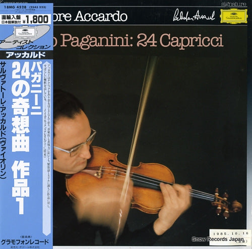 ACCARDO, SALVATORE paganini; 24 capricci 18MG4528/2543523