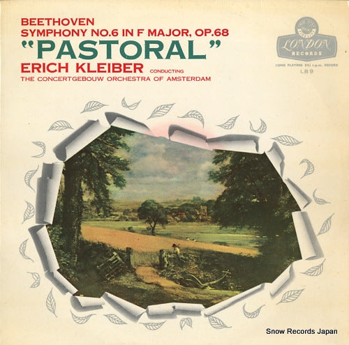 KLEIBER, ERICH beethoven; symphony no.6 in f major, op.68"pastoral" LB9