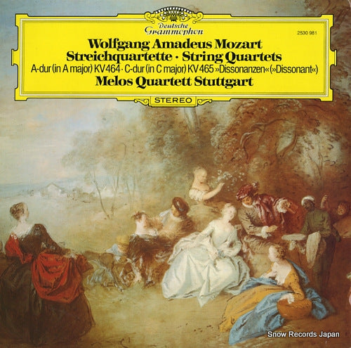 MELOS QUARTETT STUTTGART mozart; string quartets 2530981