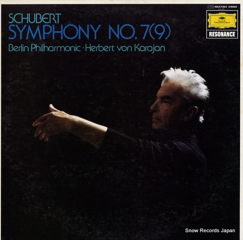 KARAJAN, HERBERT VON schubert; symphony no.7(9) MGX7002