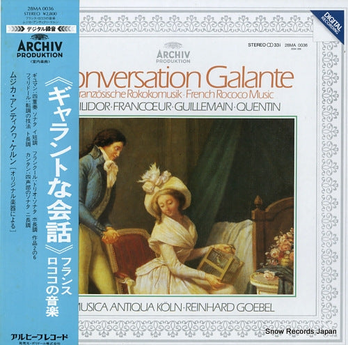 MUSICA AUTIQUA KOLN conversation galante / french rococo music 28MA0036