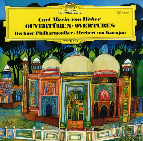 KARAJAN, HERBERT VON weber; overtures MG2401
