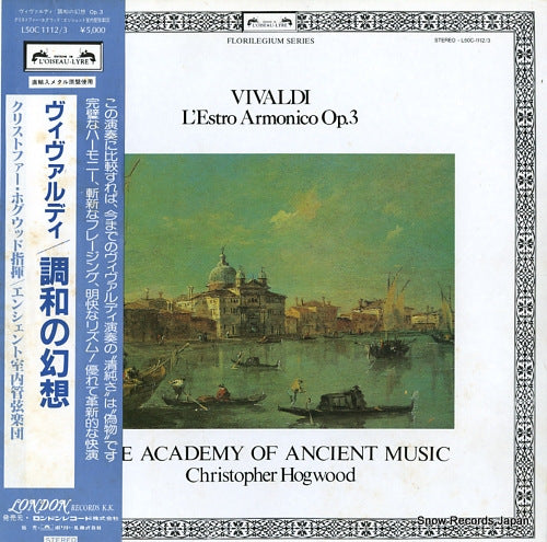HOGWOOD, CHRISTOPHER vivaldi; l'estro armonico op.3 L50C-1112/3