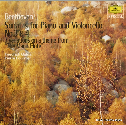 GULDA, FRIEDRICH / PIERRE FOURNIER beethoven; sonatas for piano and violoncello no.3 & 4 MGW5173