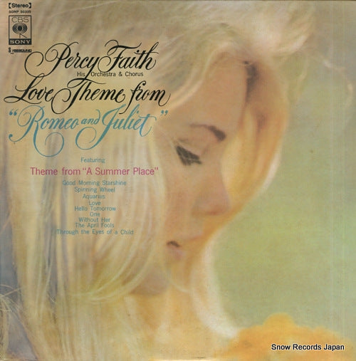 FAITH, PERCY love theme from "romeo and juliet" SONP50335