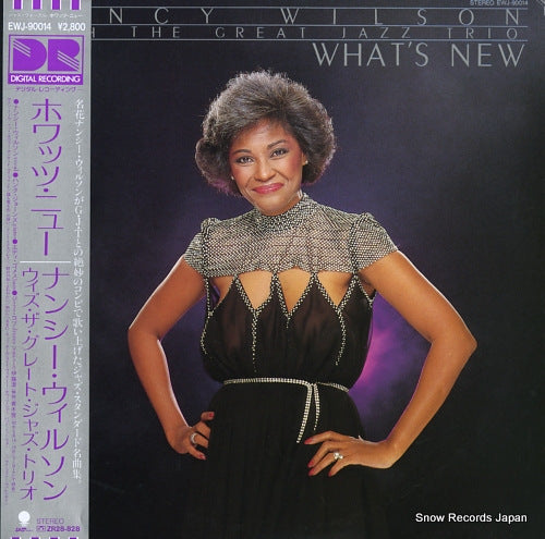 WILSON, NANCY, WITH THE GREAT JAZZ TRIO what's new EWJ-90014
