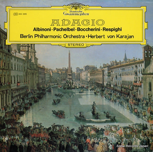 KARAJAN, HERBERT VON adagio in g minor for organ and strings MG2392