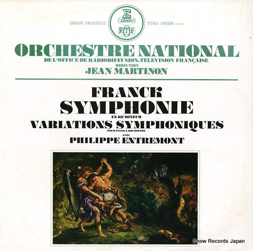 MARTINON, JEAN franck; symphonie en re mineur ERX-2099