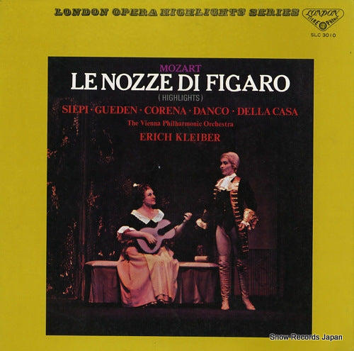 KLEIBER, CARLOS mozart; le nozze di figaro (highlights) SLC3010