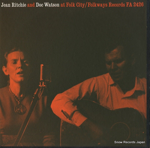 RITCHIE, JEAN, AND DOC WATSON at folk city FA2426