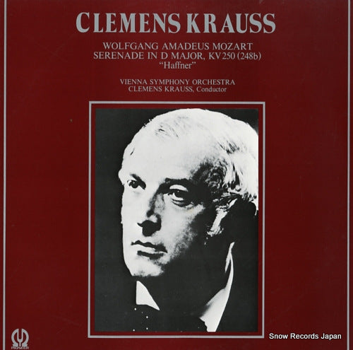 KRAUSS, CLEMENS mozart; serenade in d major, kv250(248b) "haffner" H-5061V