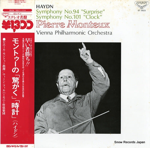 MONTEUX, PIERRE haydn; symphony no.94 "surprise" and no.101 "clock" GT-9023