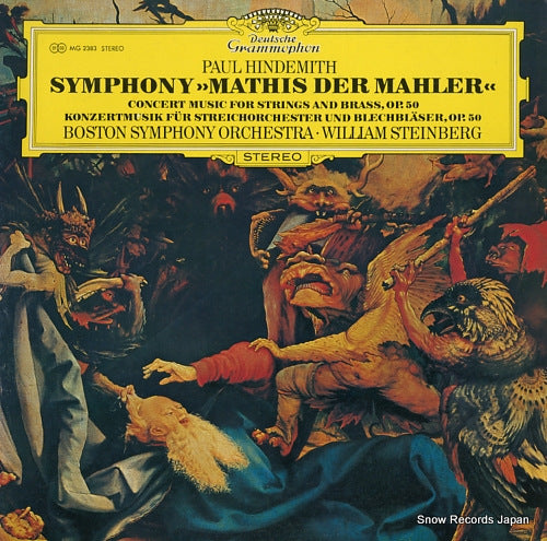 STEINBERG, WILLIAM hindemith; symphony "mathis der mahler" MG2383