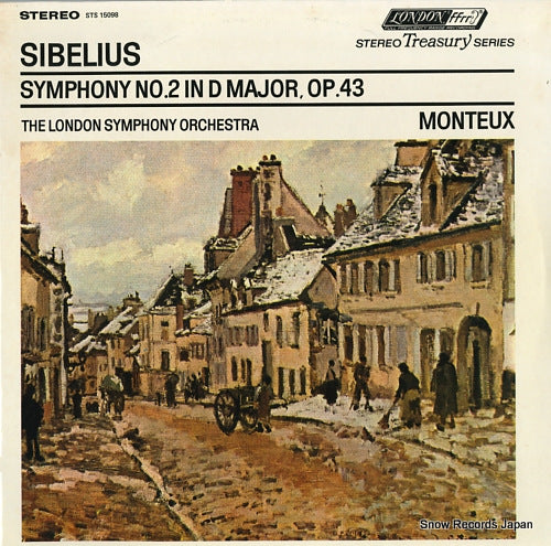 MONTEUX, PIERRE sibelius; symphony no.2 in d major, op.43 STS15098