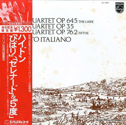 QUARTETTO ITALIANO haydn; string quartet op.64,5, "the lark", op.3,5 and op.76,2, "fifths" PL-1367
