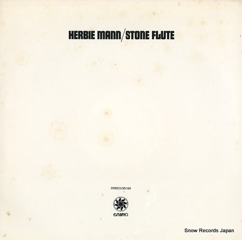 MANN, HERBIE stone flute SD520