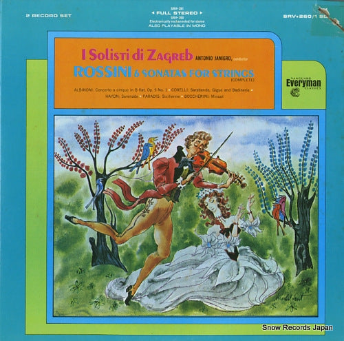 I SOLISTI DI ZAGREB rossini; 6 sonatas for strings (complete) SRV-260/1SD