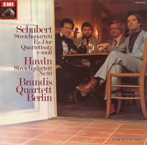 BRANDIS QUARTETT BERLIN schubert; streichquartett es-dur / quartettsatz c-moll 1C065-30829
