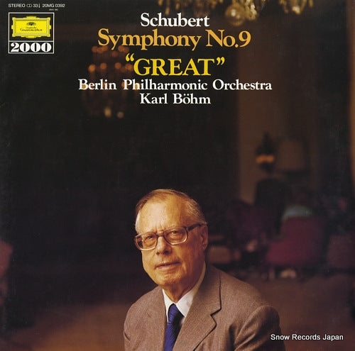 BOHM, KARL schubert; symphony no.9 "great" 20MG0392