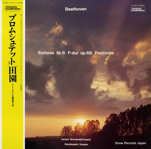 BLOMSTEDT, HERBERT beethoven; sinfonie nr.6 f-dur op.68 "pastorale" ET-5012