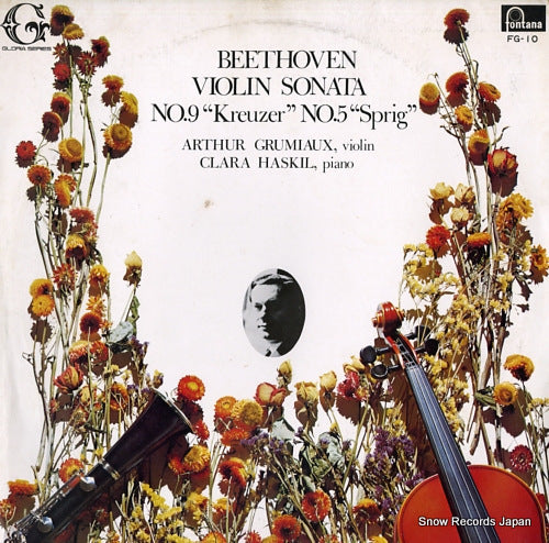 GRUMIAUX, ARTHUR beethoven; violin sonata no.9 "kreutzer", 5 "spring" FG-10