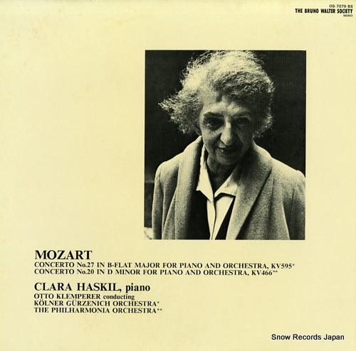 HASKIL, CLARA mozart; concerto no.27, no.20 OS-7079-BS