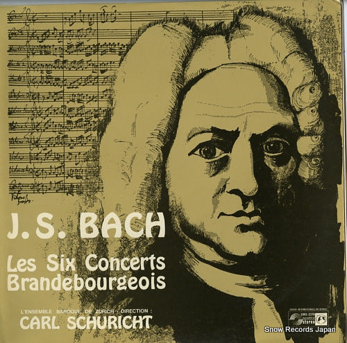 SCHURICHT, CARL bach; les six concerts brandebourgeois SMS2378