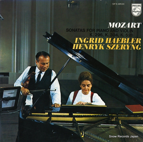 HAEBLER, INGRID / HENRYK SZERYNG mozart; sonatas for piano and violin k.296, k.304, k.526 SFX-8531