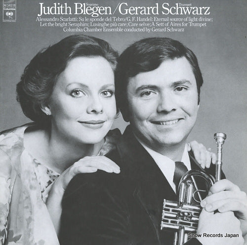 BLEGEN, JUDITH / GERARD SCHWARZ scarlatti/handel; baroque aires for soprano and trumpet M34518